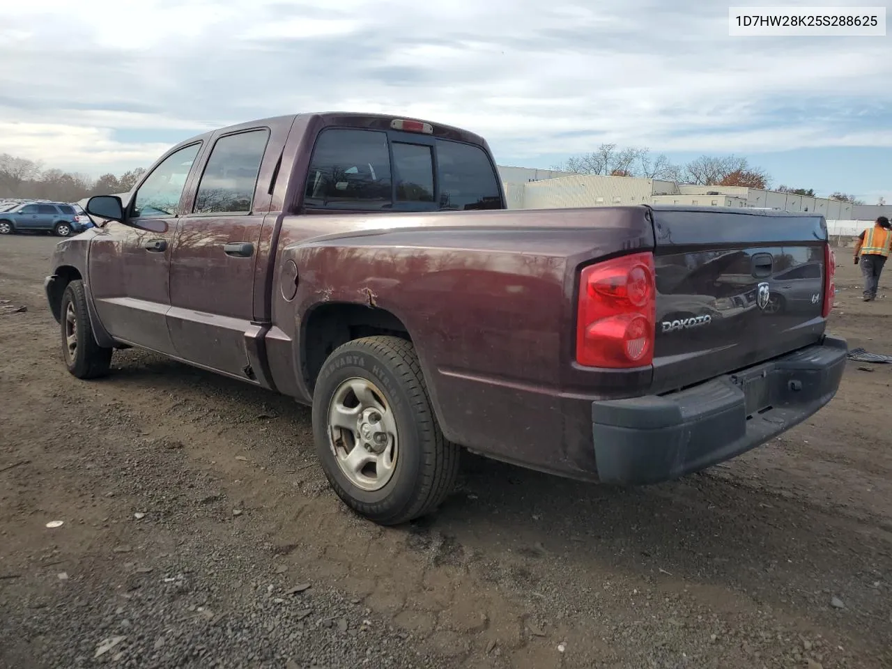 2005 Dodge Dakota Quad VIN: 1D7HW28K25S288625 Lot: 78359414