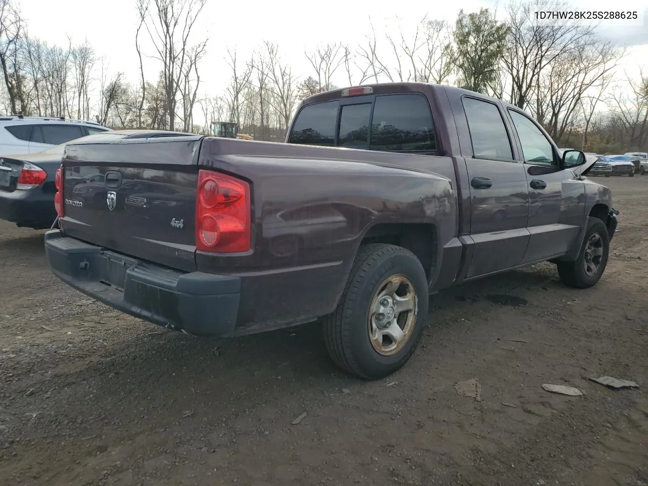 2005 Dodge Dakota Quad VIN: 1D7HW28K25S288625 Lot: 78359414