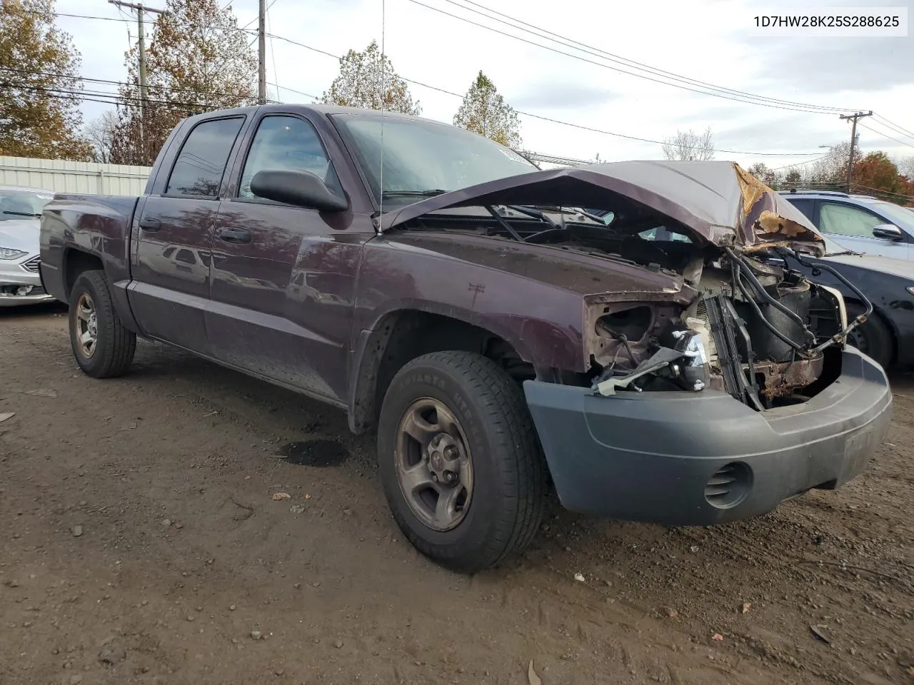 2005 Dodge Dakota Quad VIN: 1D7HW28K25S288625 Lot: 78359414