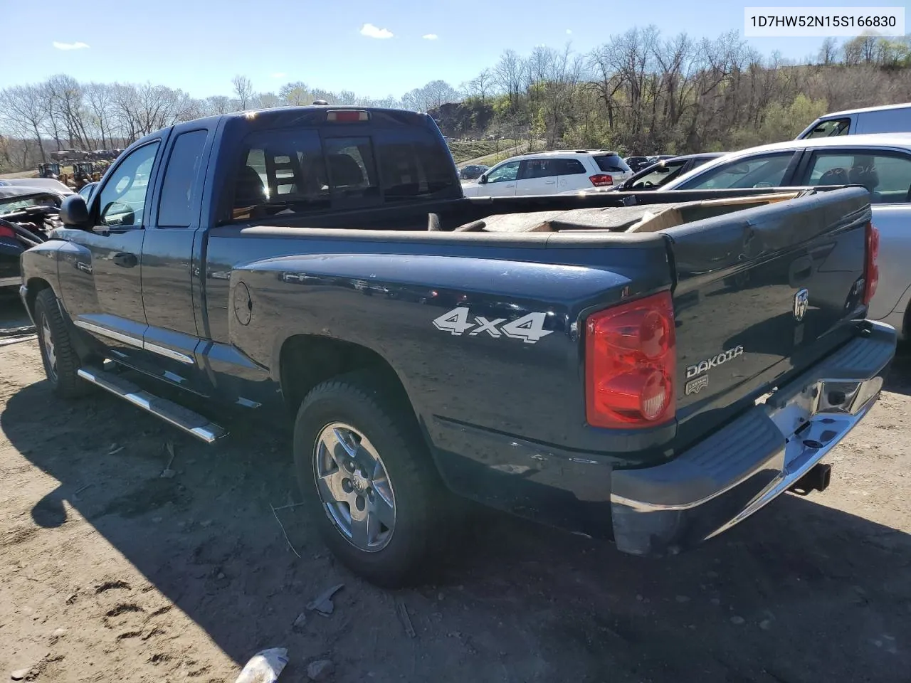 2005 Dodge Dakota Laramie VIN: 1D7HW52N15S166830 Lot: 78601324