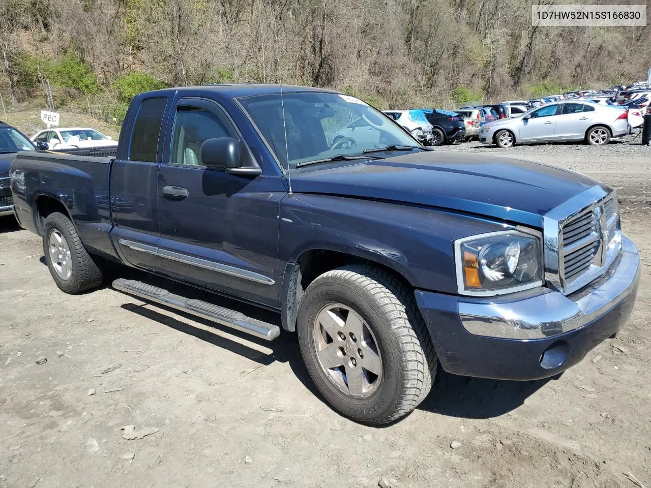 2005 Dodge Dakota Laramie VIN: 1D7HW52N15S166830 Lot: 78601324