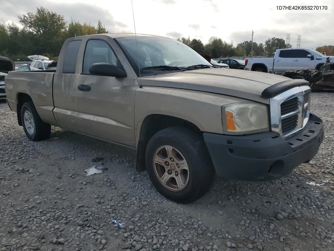 2005 Dodge Dakota Slt VIN: 1D7HE42K85S270170 Lot: 78616744