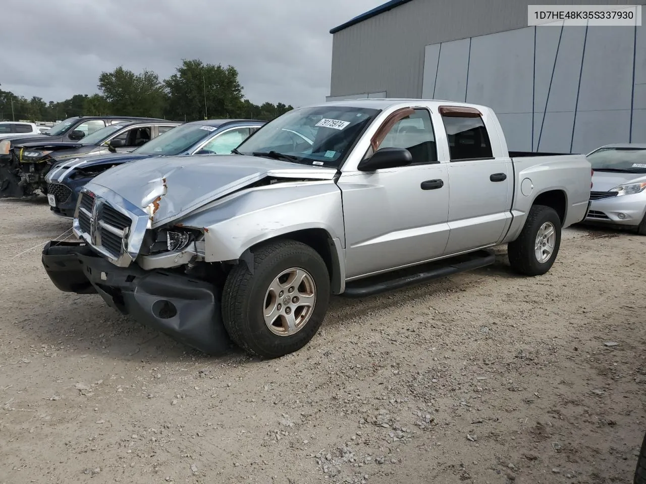 2005 Dodge Dakota Quad Slt VIN: 1D7HE48K35S337930 Lot: 79175974