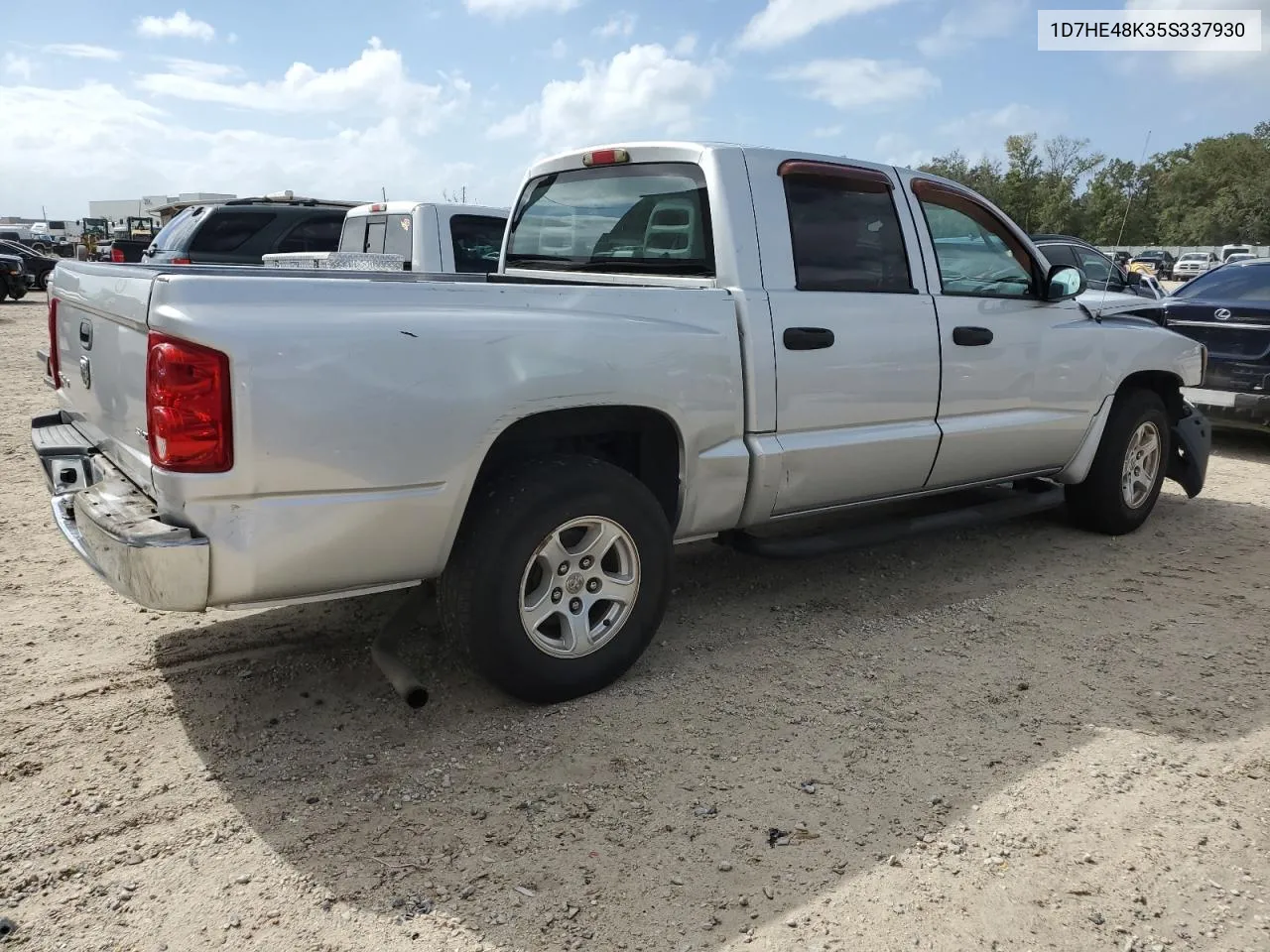 2005 Dodge Dakota Quad Slt VIN: 1D7HE48K35S337930 Lot: 79175974