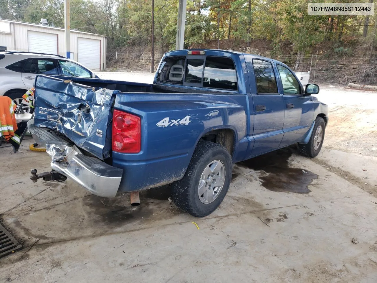 2005 Dodge Dakota Quad Slt VIN: 1D7HW48N85S112443 Lot: 79257864