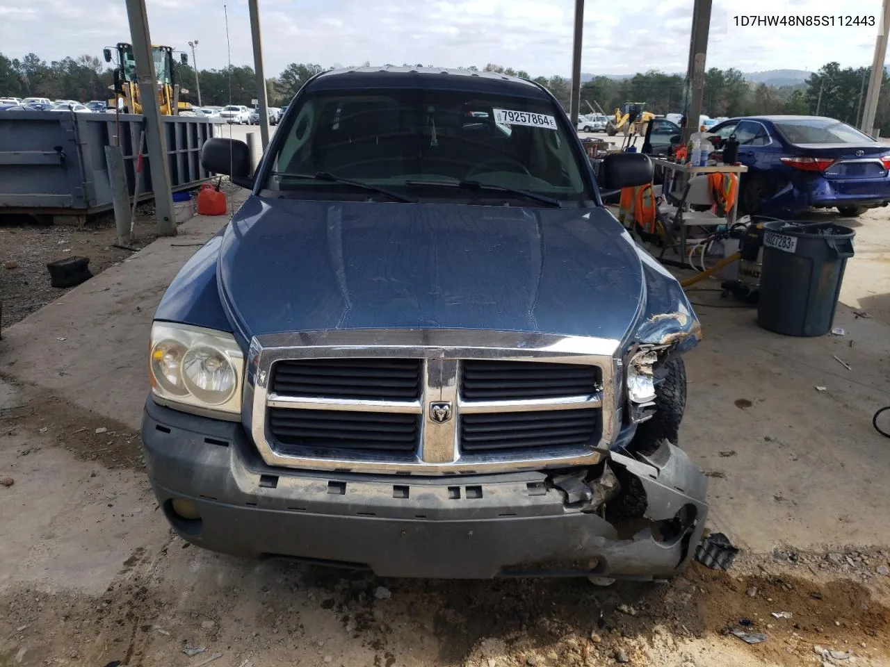 2005 Dodge Dakota Quad Slt VIN: 1D7HW48N85S112443 Lot: 79257864