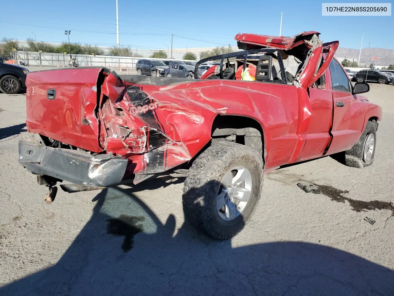 2005 Dodge Dakota St VIN: 1D7HE22N85S205690 Lot: 79720514