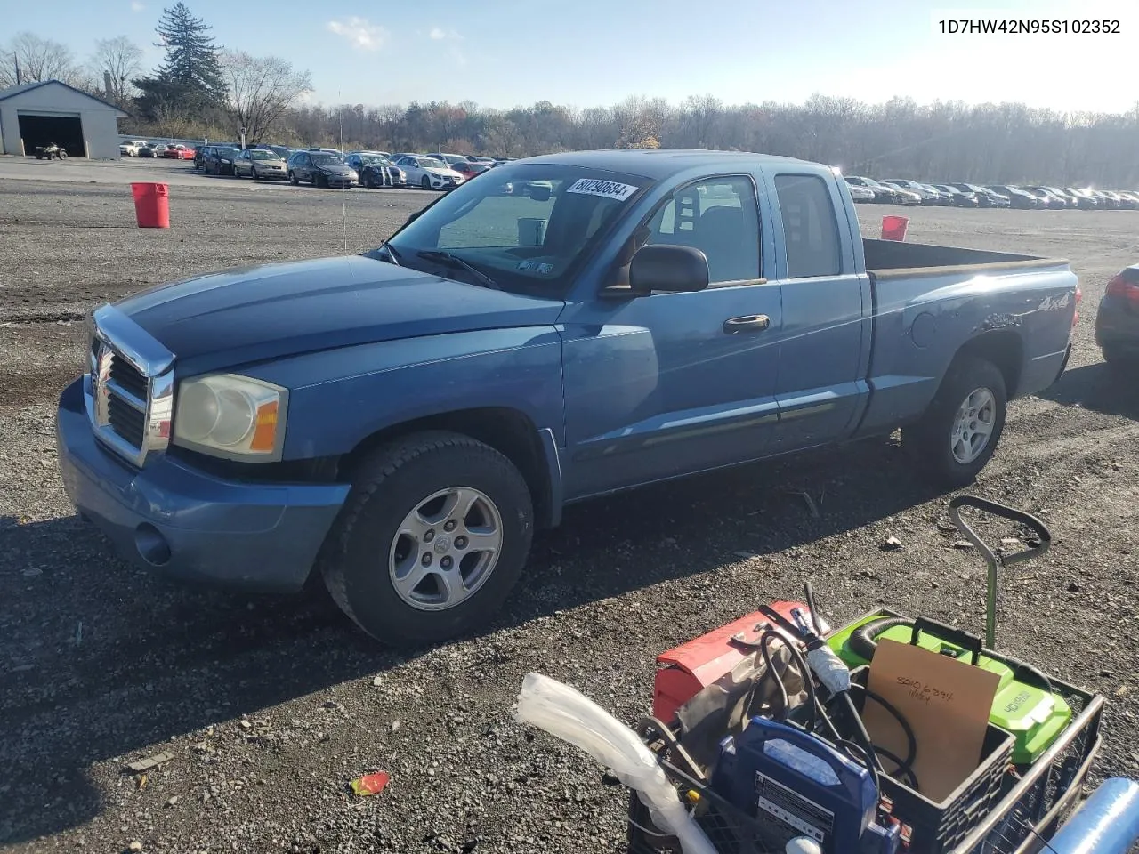 2005 Dodge Dakota Slt VIN: 1D7HW42N95S102352 Lot: 80290684