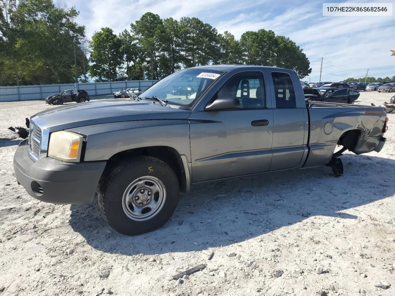 1D7HE22K86S682546 2006 Dodge Dakota St