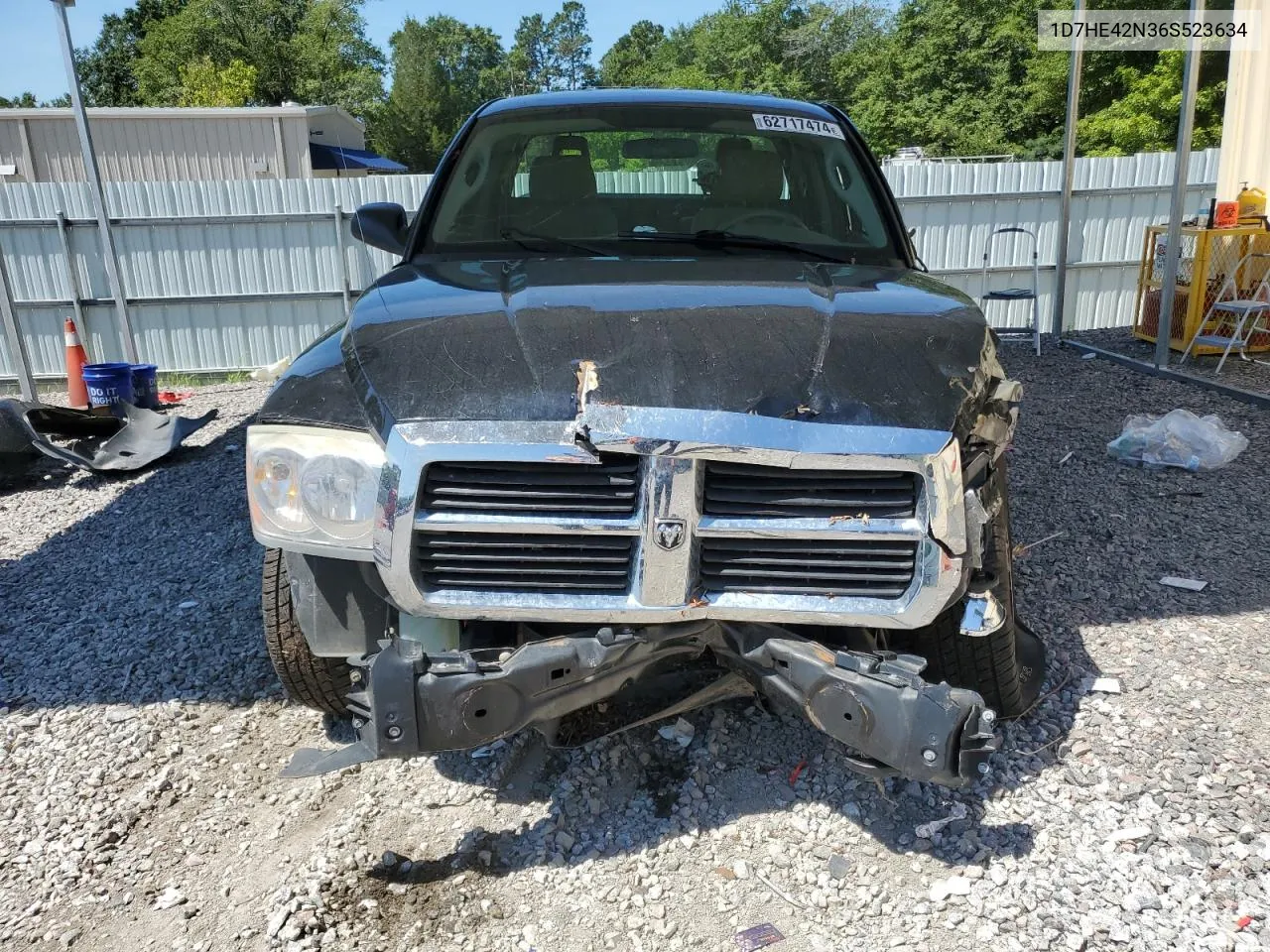 2006 Dodge Dakota Slt VIN: 1D7HE42N36S523634 Lot: 62717474