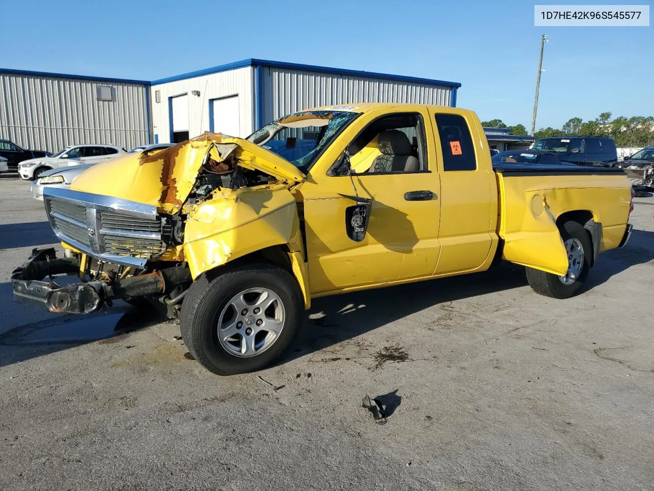 2006 Dodge Dakota Slt VIN: 1D7HE42K96S545577 Lot: 63229174