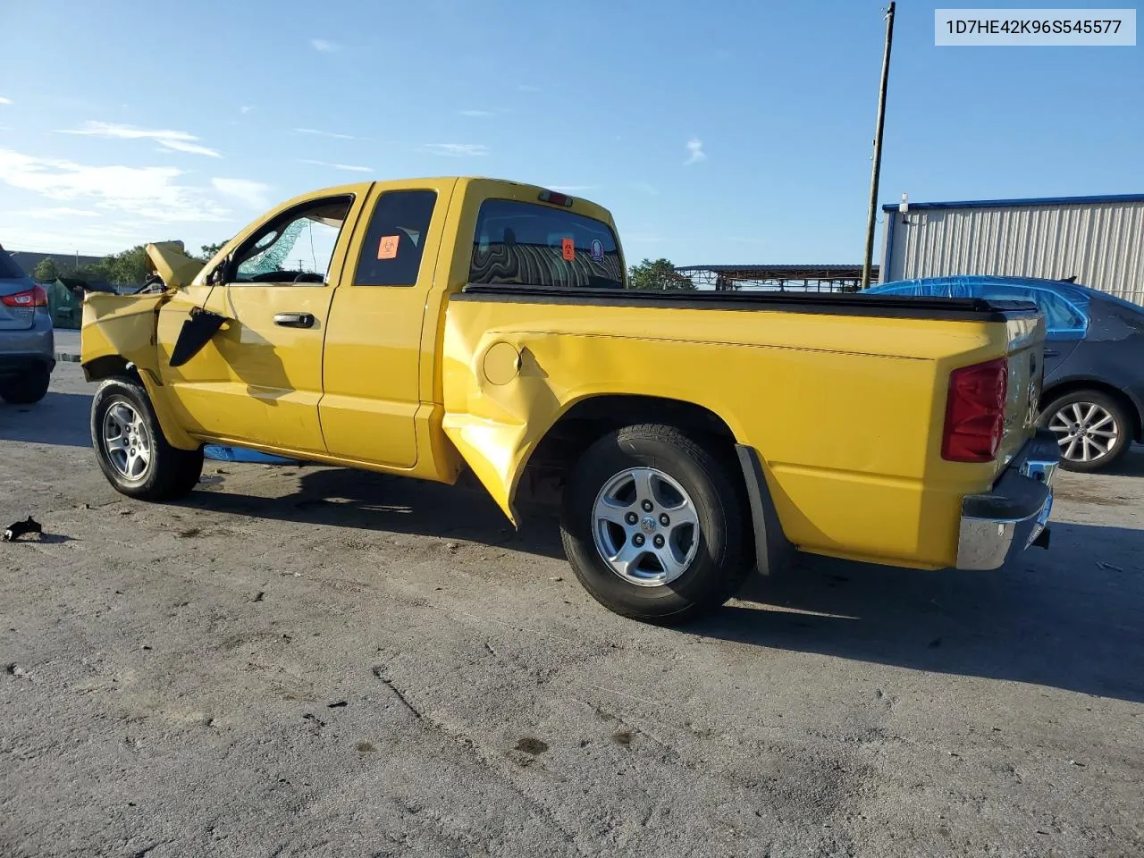 2006 Dodge Dakota Slt VIN: 1D7HE42K96S545577 Lot: 63229174