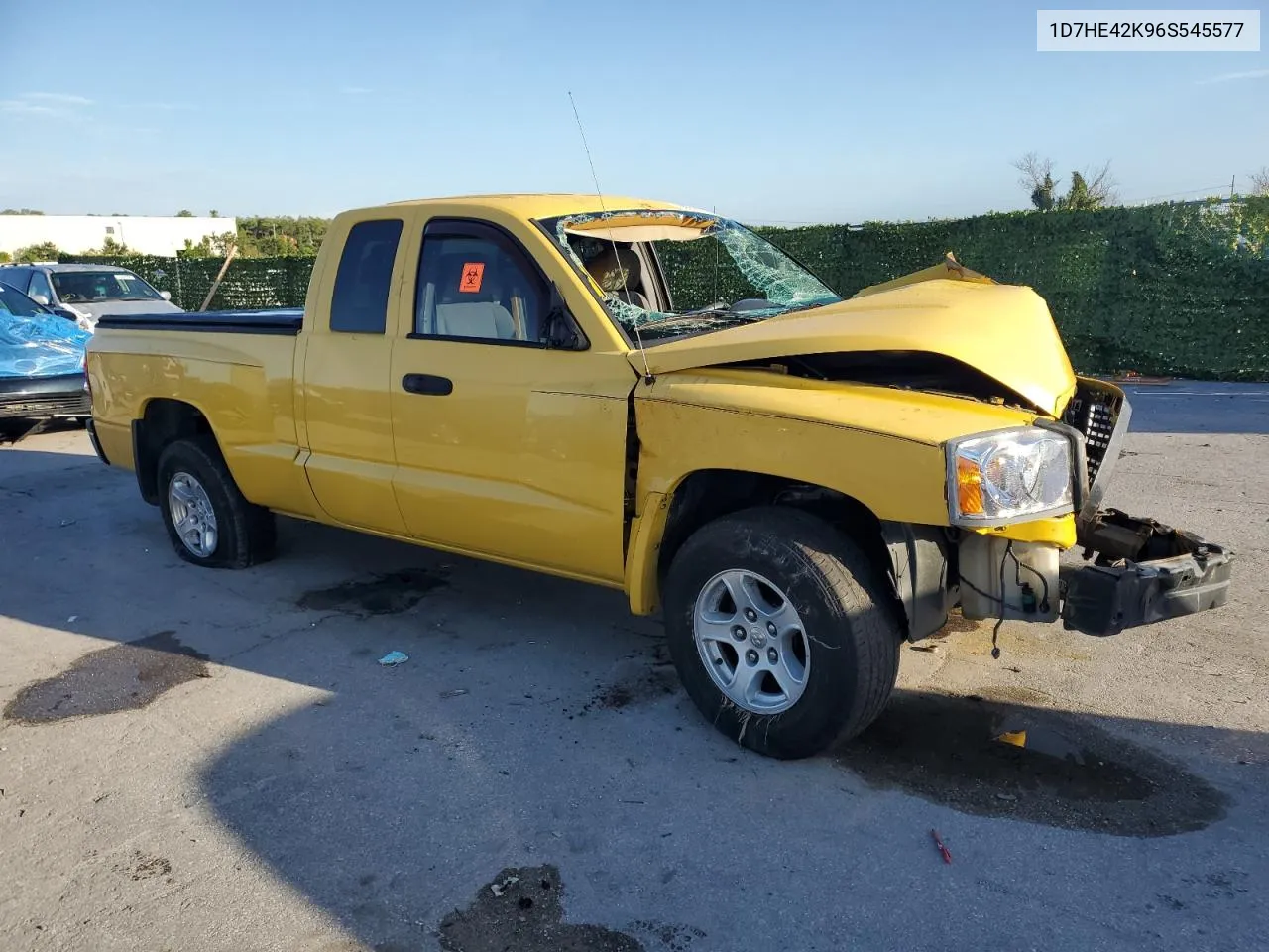 2006 Dodge Dakota Slt VIN: 1D7HE42K96S545577 Lot: 63229174