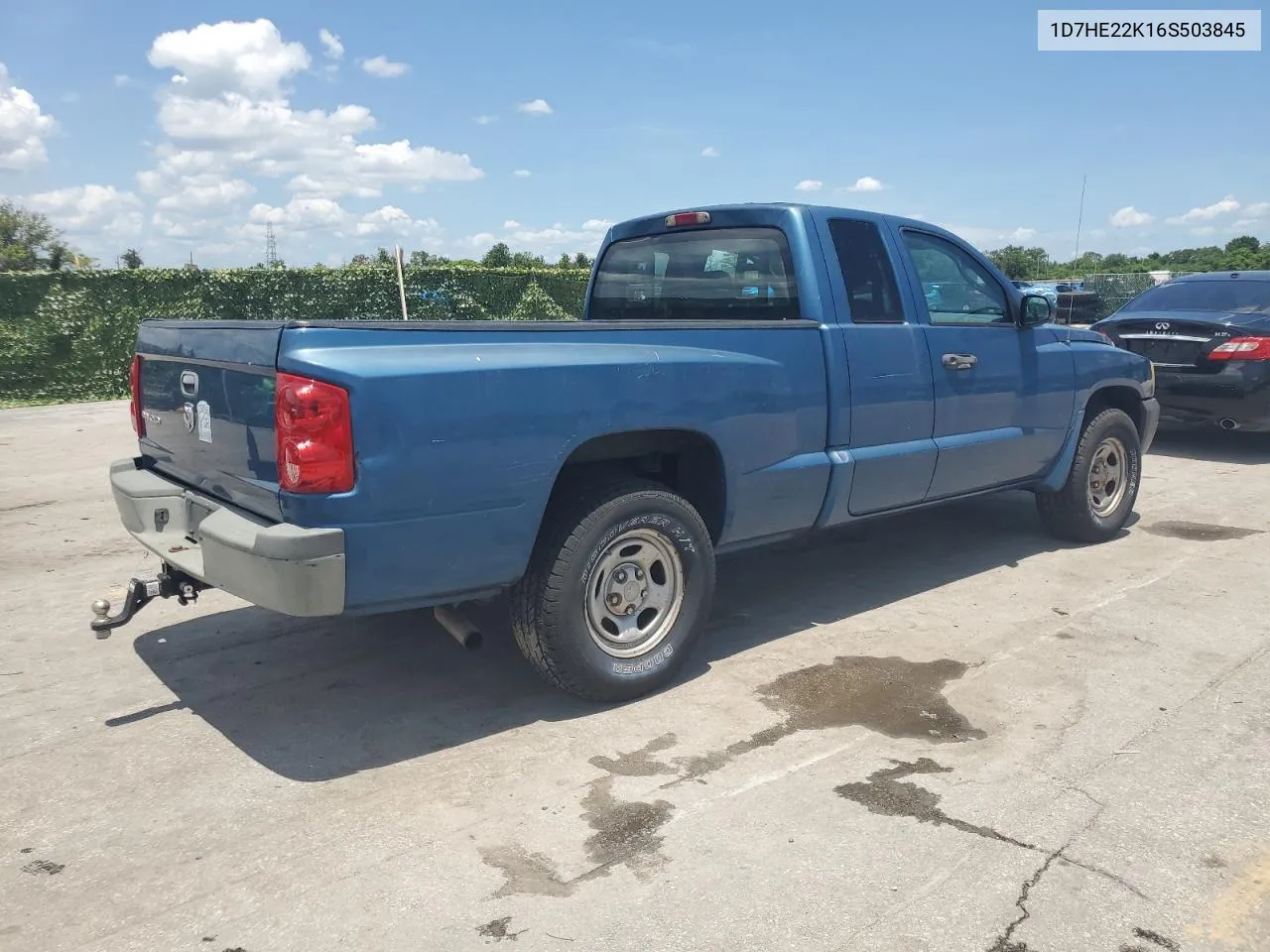 1D7HE22K16S503845 2006 Dodge Dakota St