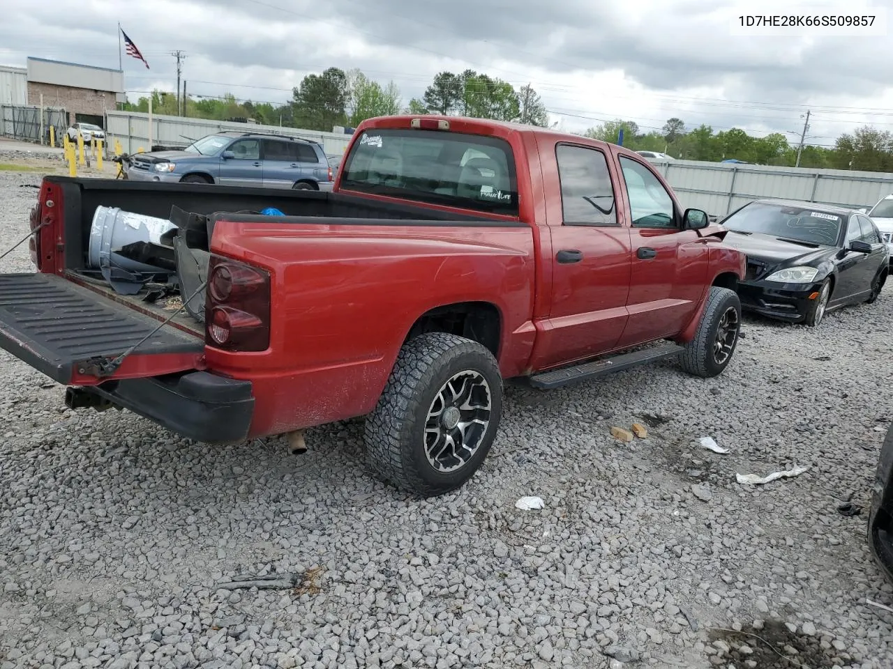 2006 Dodge Dakota Quad VIN: 1D7HE28K66S509857 Lot: 63910594