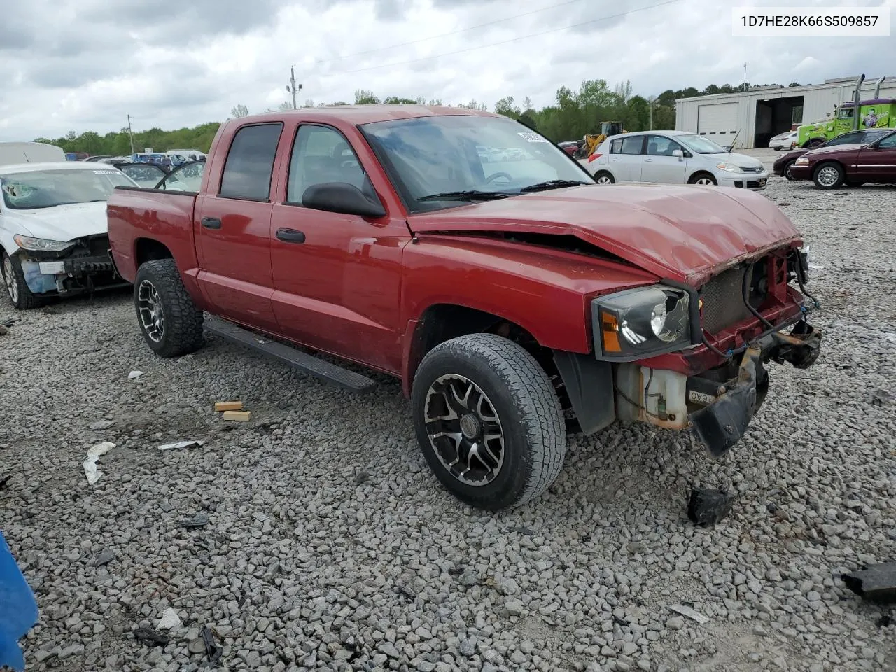 2006 Dodge Dakota Quad VIN: 1D7HE28K66S509857 Lot: 63910594