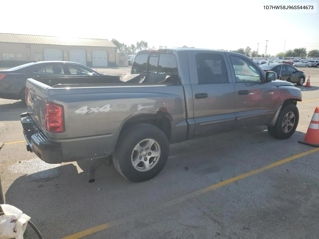 2006 Dodge Dakota Quad Laramie VIN: 1D7HW58J96S544673 Lot: 64976393