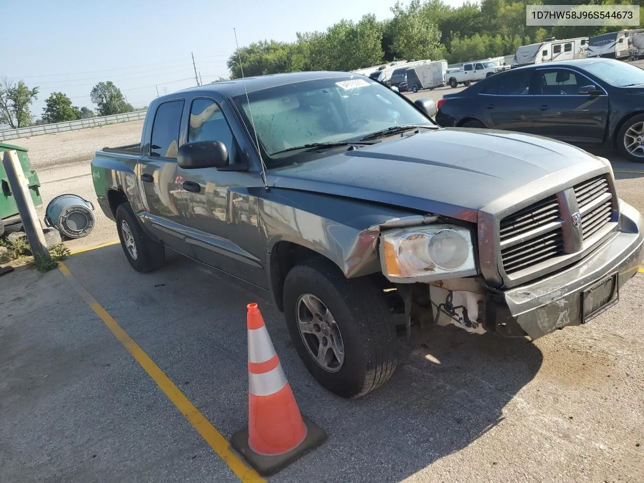 1D7HW58J96S544673 2006 Dodge Dakota Quad Laramie