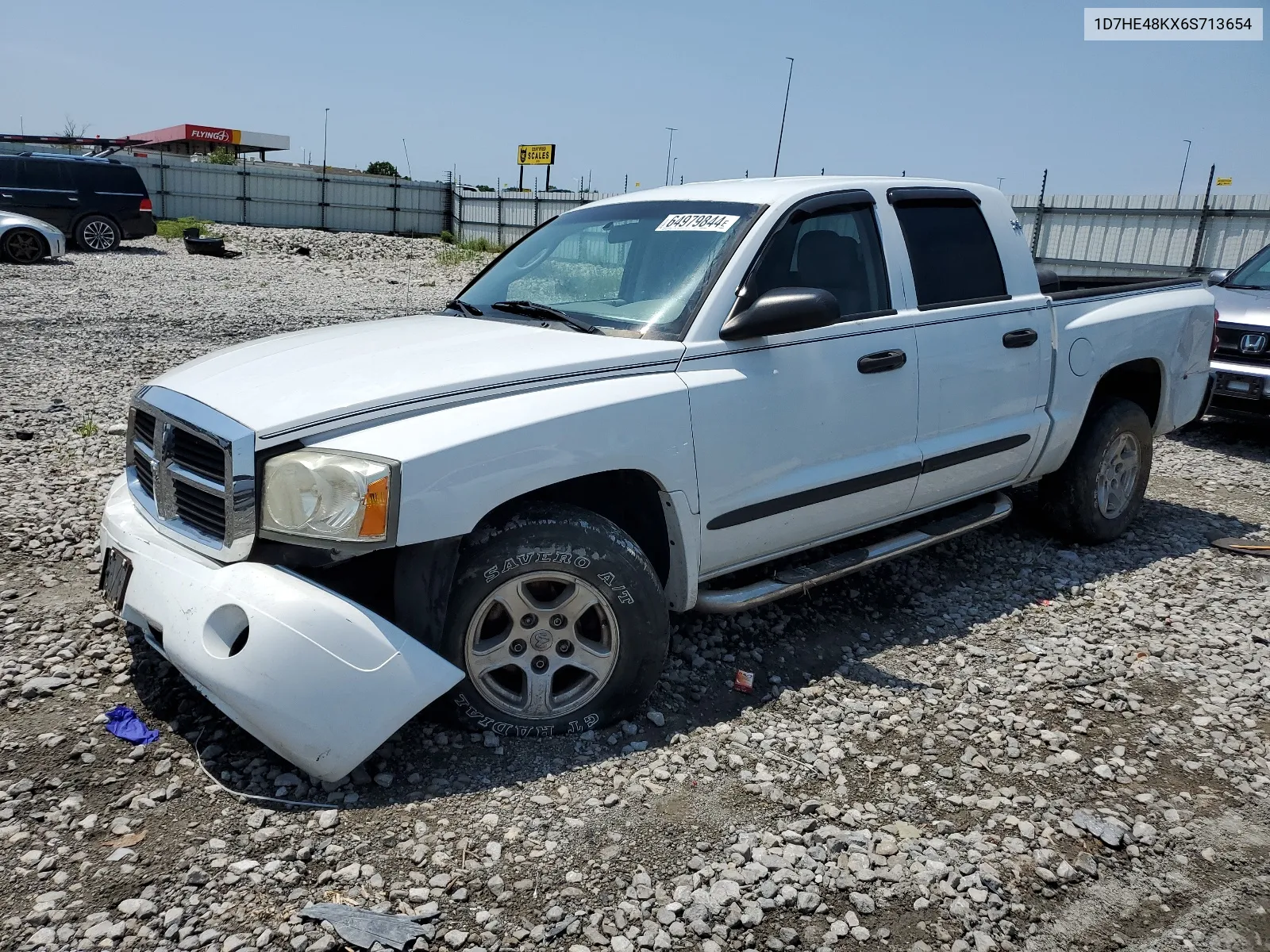 1D7HE48KX6S713654 2006 Dodge Dakota Quad Slt