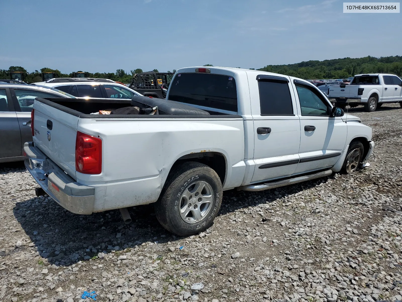 2006 Dodge Dakota Quad Slt VIN: 1D7HE48KX6S713654 Lot: 64979844