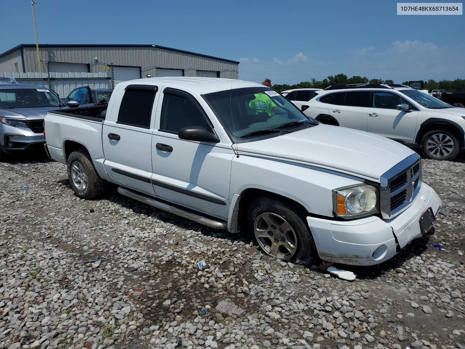 1D7HE48KX6S713654 2006 Dodge Dakota Quad Slt