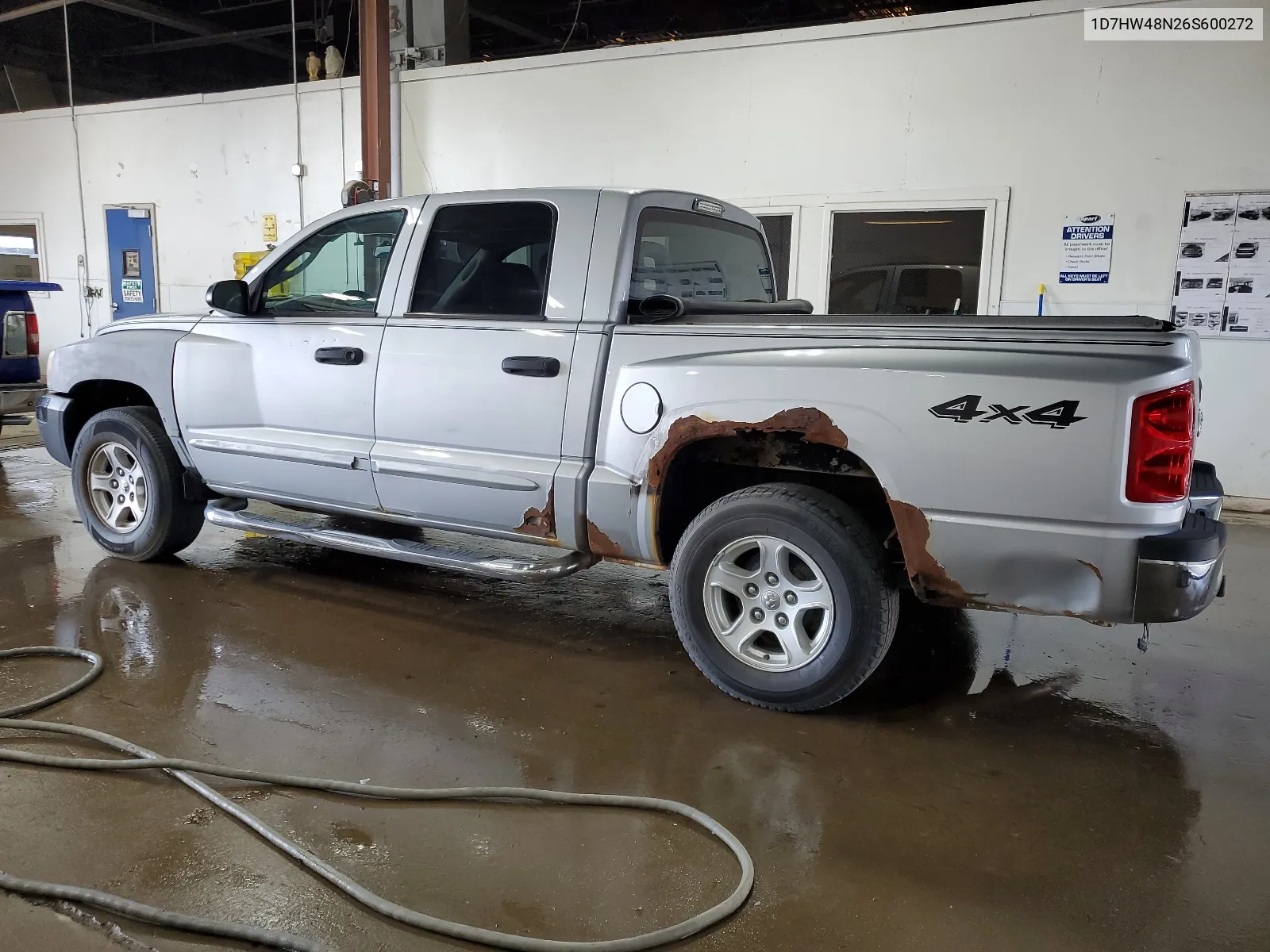 2006 Dodge Dakota Quad Slt VIN: 1D7HW48N26S600272 Lot: 65297284