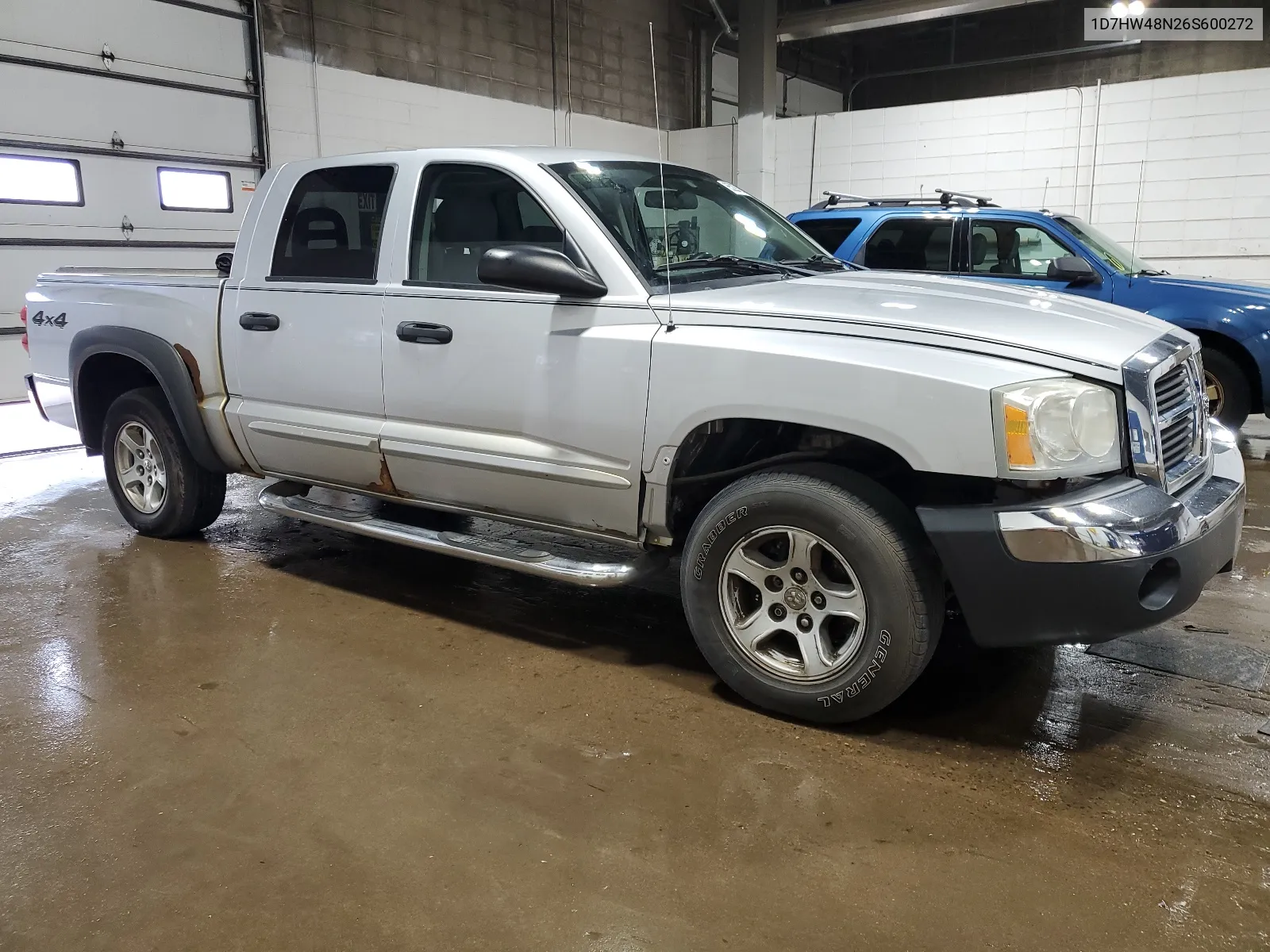 2006 Dodge Dakota Quad Slt VIN: 1D7HW48N26S600272 Lot: 65297284