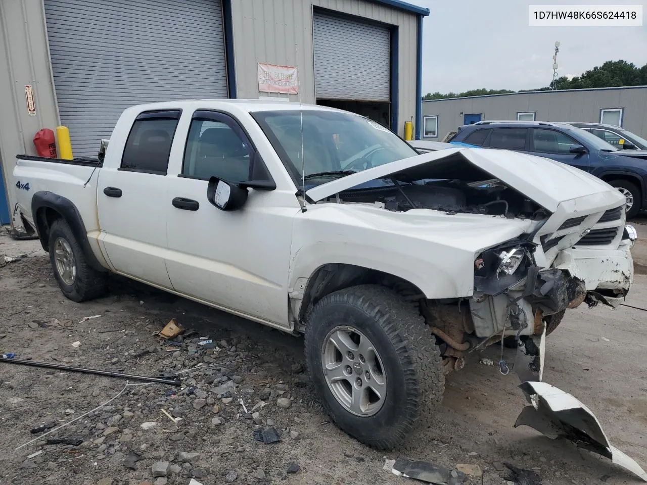 2006 Dodge Dakota Quad Slt VIN: 1D7HW48K66S624418 Lot: 65687924