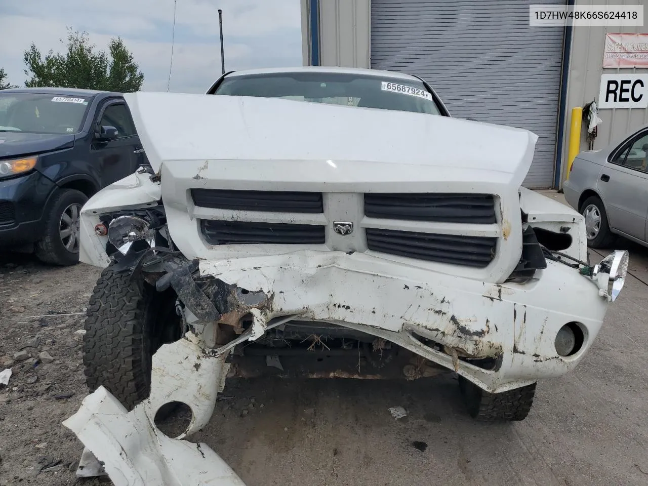 2006 Dodge Dakota Quad Slt VIN: 1D7HW48K66S624418 Lot: 65687924