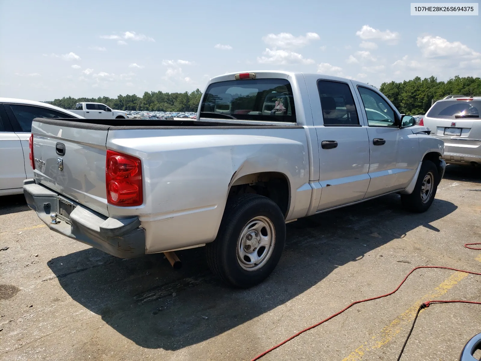 1D7HE28K26S694375 2006 Dodge Dakota Quad