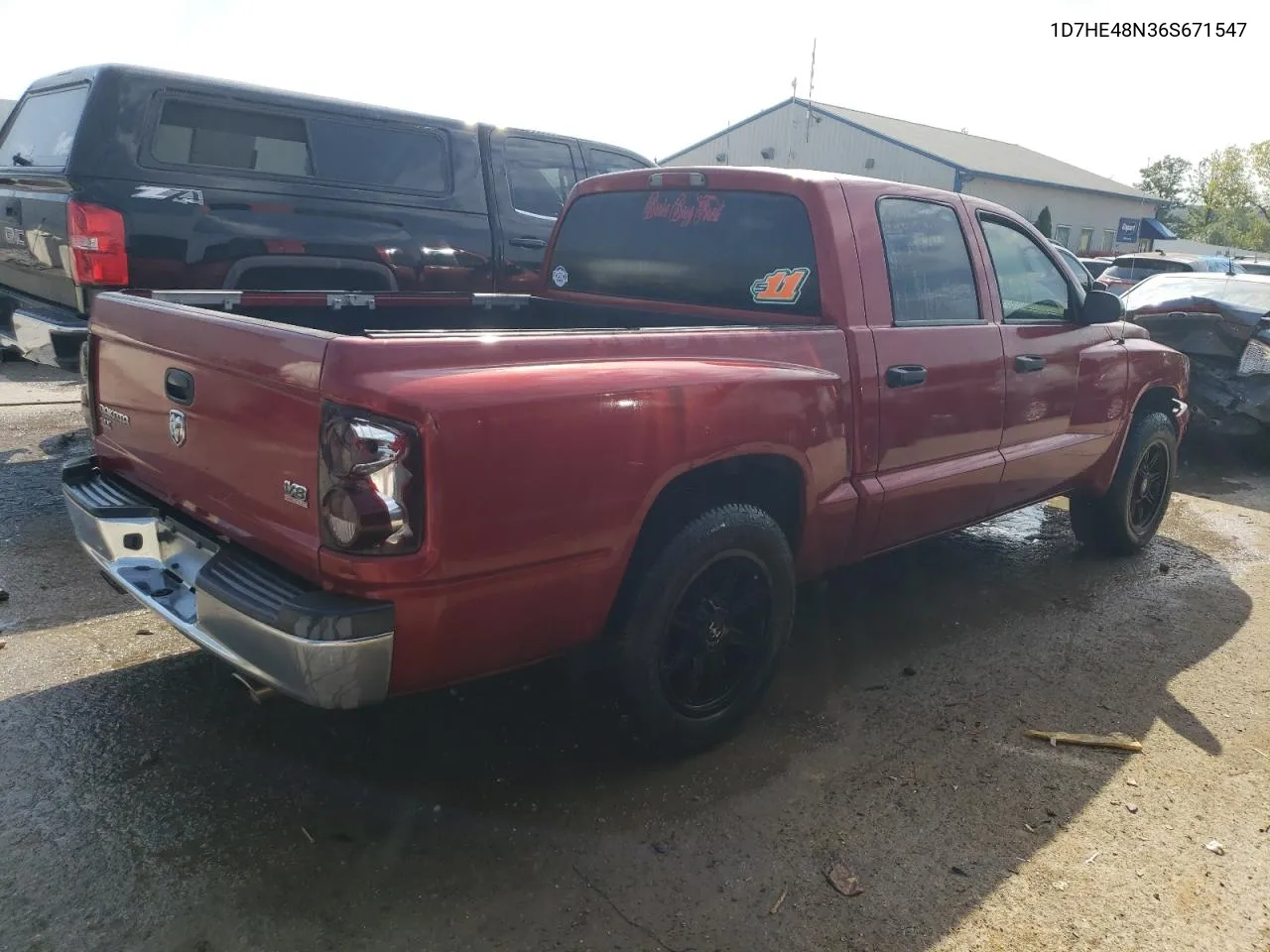 2006 Dodge Dakota Quad Slt VIN: 1D7HE48N36S671547 Lot: 66691334