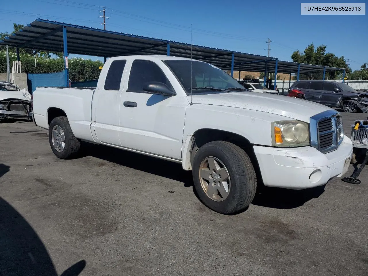 2006 Dodge Dakota Slt VIN: 1D7HE42K96S525913 Lot: 69148724