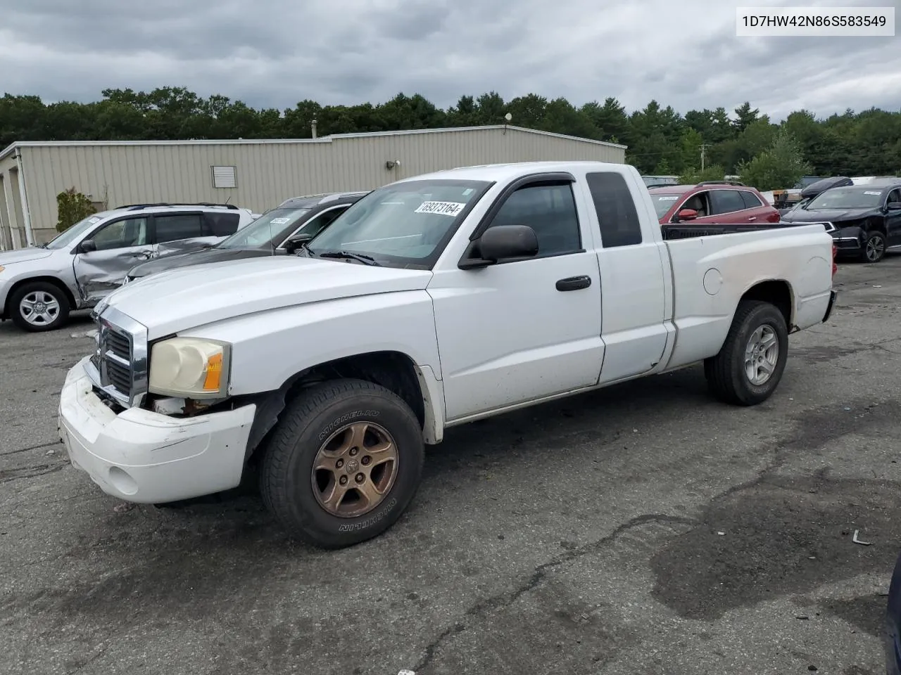 2006 Dodge Dakota Slt VIN: 1D7HW42N86S583549 Lot: 69373164