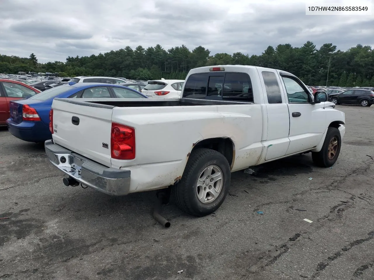 2006 Dodge Dakota Slt VIN: 1D7HW42N86S583549 Lot: 69373164