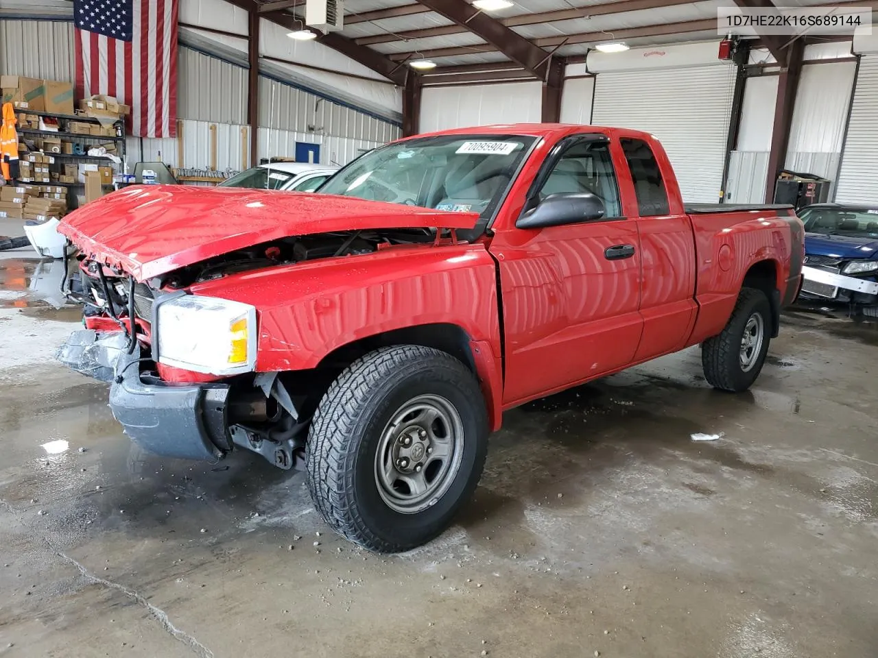 2006 Dodge Dakota St VIN: 1D7HE22K16S689144 Lot: 70095904