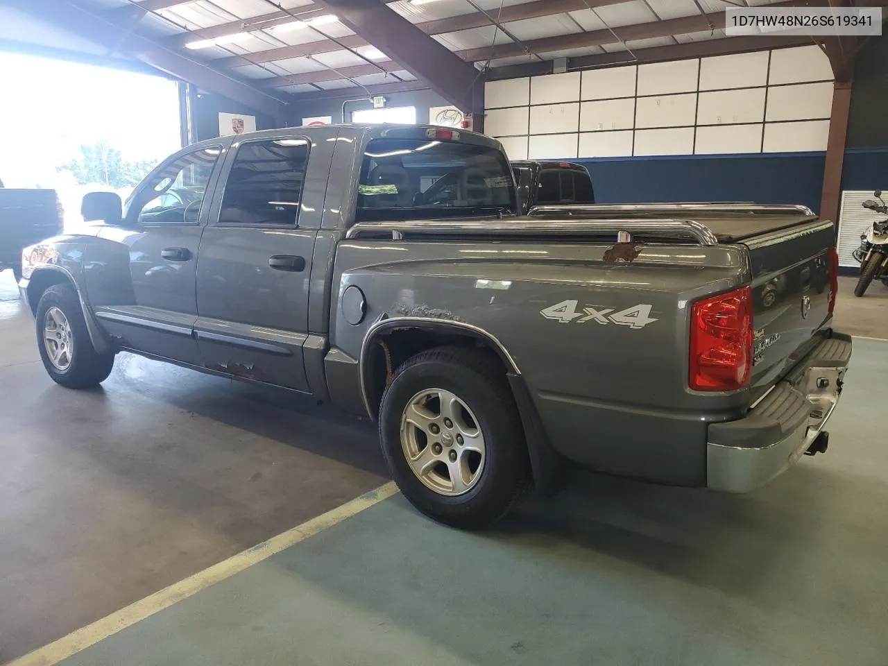 2006 Dodge Dakota Quad Slt VIN: 1D7HW48N26S619341 Lot: 70210794