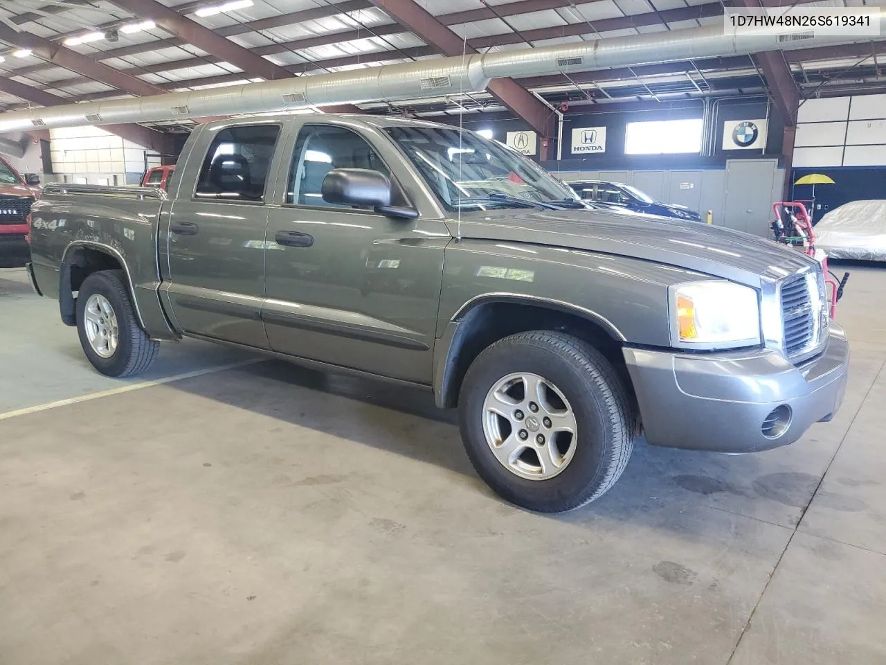 2006 Dodge Dakota Quad Slt VIN: 1D7HW48N26S619341 Lot: 70210794