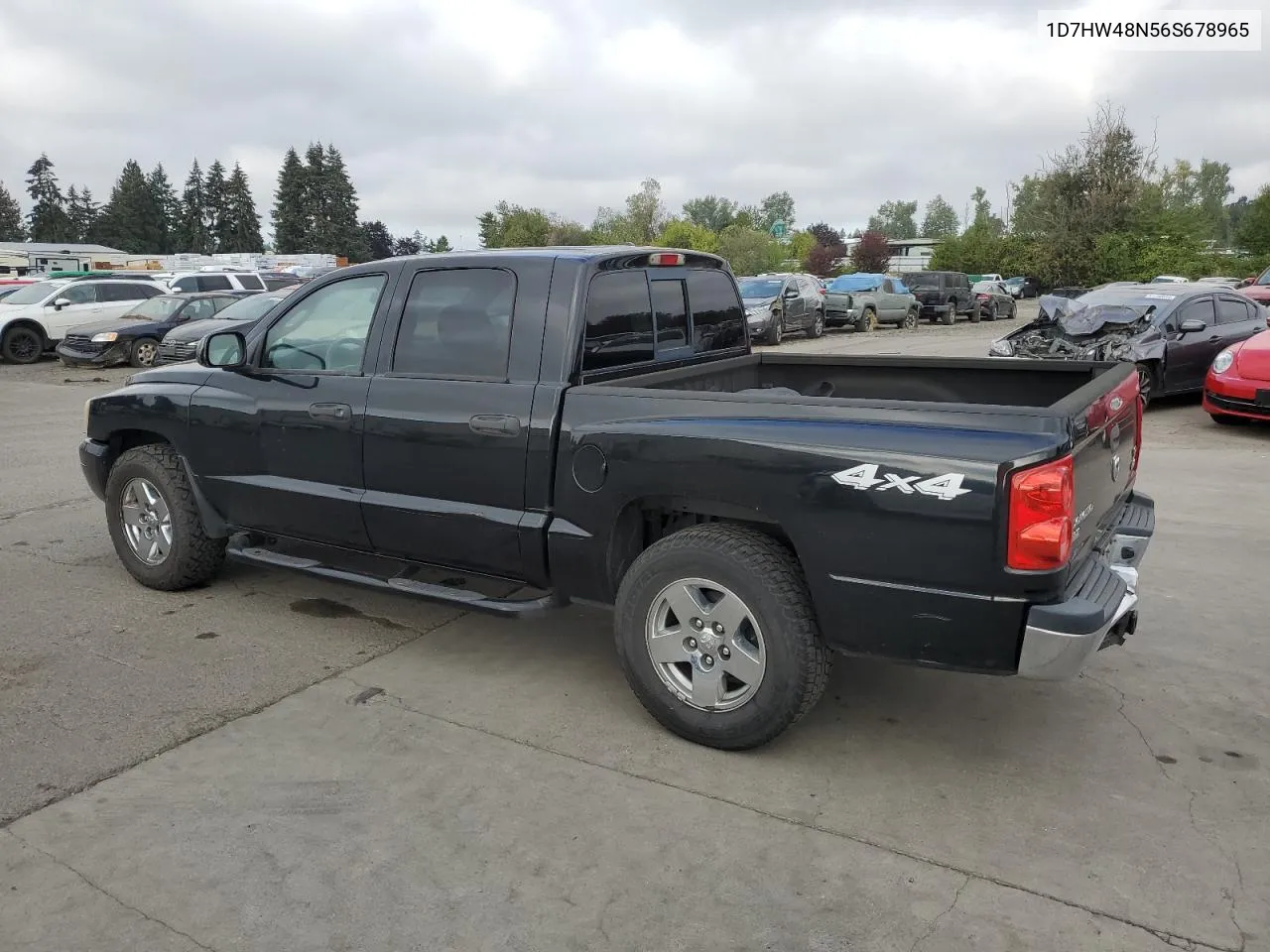 2006 Dodge Dakota Quad Slt VIN: 1D7HW48N56S678965 Lot: 70227054