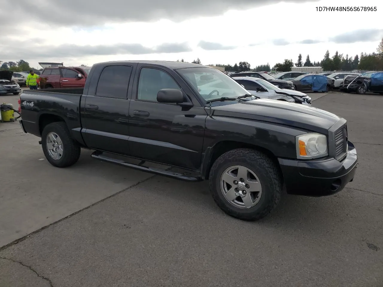 2006 Dodge Dakota Quad Slt VIN: 1D7HW48N56S678965 Lot: 70227054