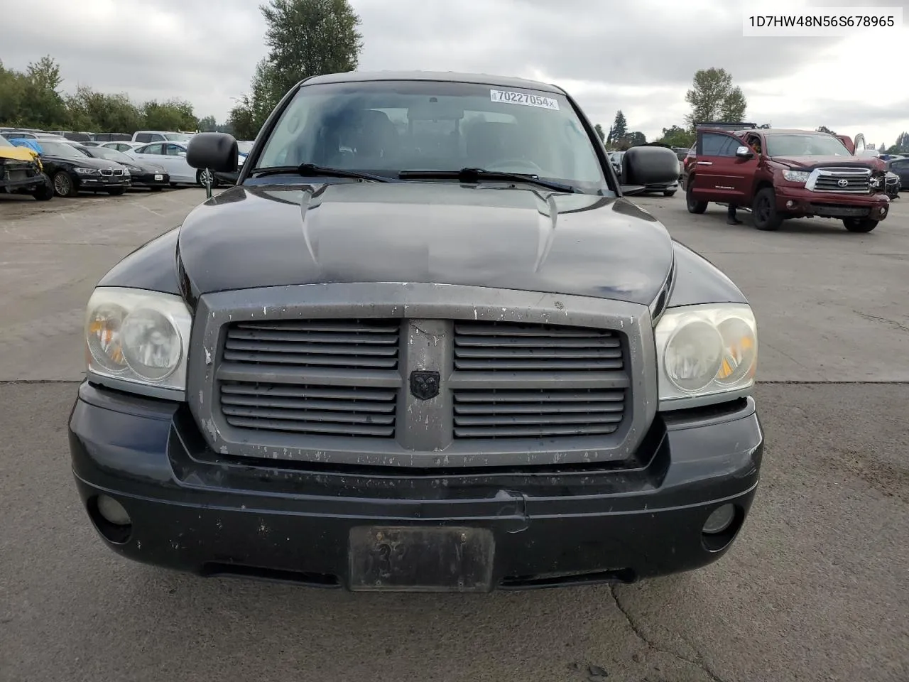 2006 Dodge Dakota Quad Slt VIN: 1D7HW48N56S678965 Lot: 70227054