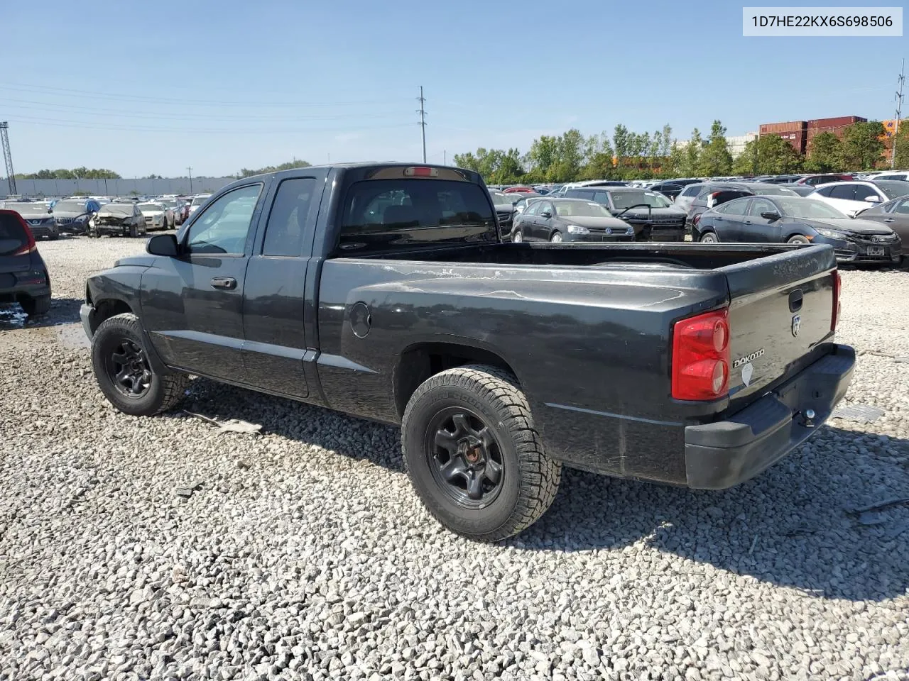 2006 Dodge Dakota St VIN: 1D7HE22KX6S698506 Lot: 71152604