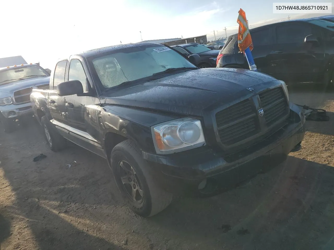 2006 Dodge Dakota Quad Slt VIN: 1D7HW48J86S710921 Lot: 72033614