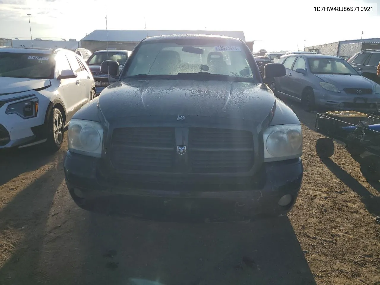 2006 Dodge Dakota Quad Slt VIN: 1D7HW48J86S710921 Lot: 72033614