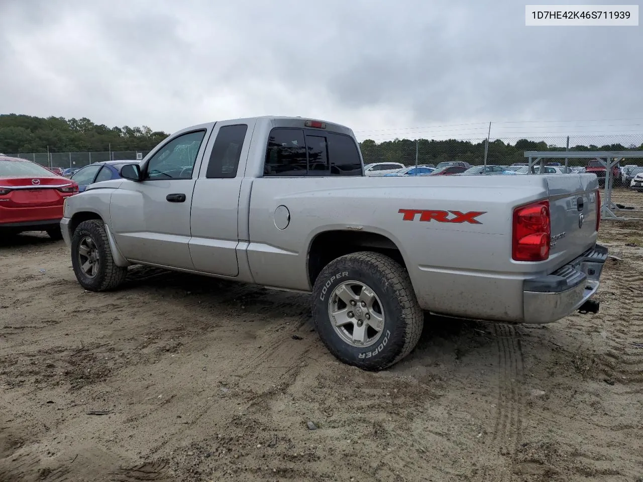 2006 Dodge Dakota Slt VIN: 1D7HE42K46S711939 Lot: 73250804