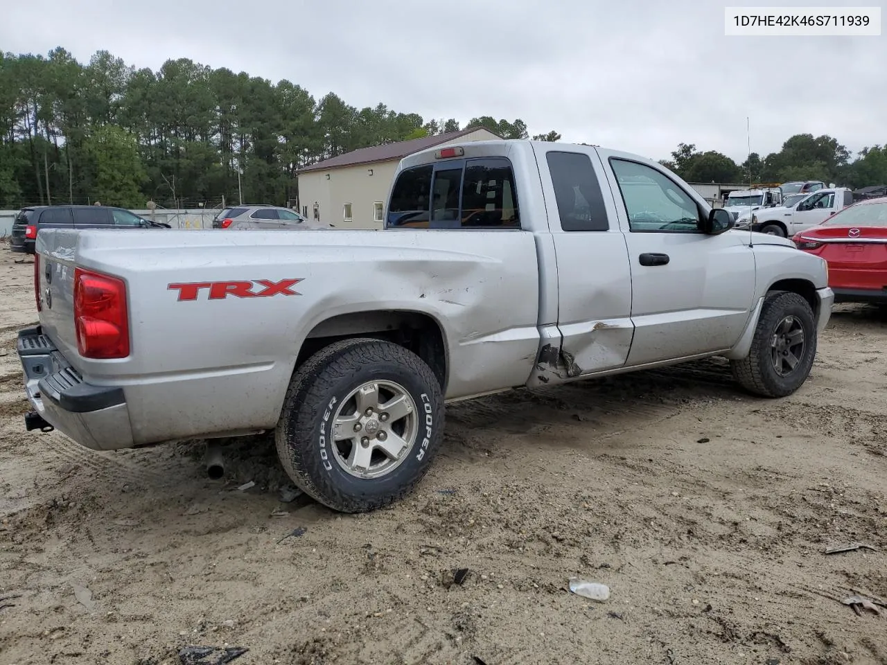 2006 Dodge Dakota Slt VIN: 1D7HE42K46S711939 Lot: 73250804