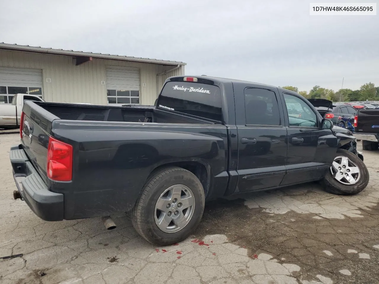 2006 Dodge Dakota Quad Slt VIN: 1D7HW48K46S665095 Lot: 73365124