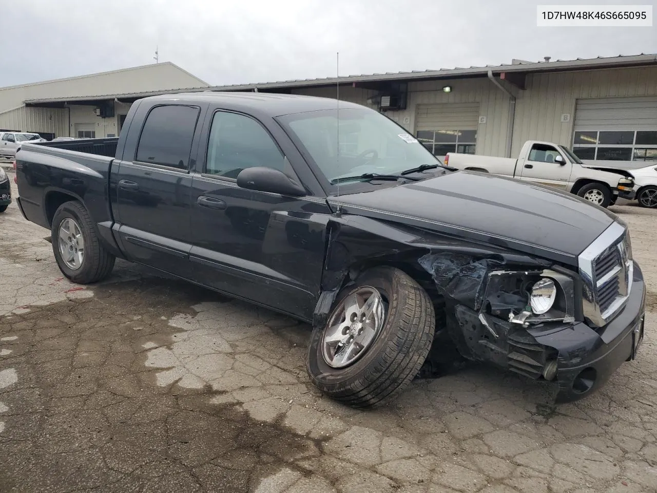 2006 Dodge Dakota Quad Slt VIN: 1D7HW48K46S665095 Lot: 73365124