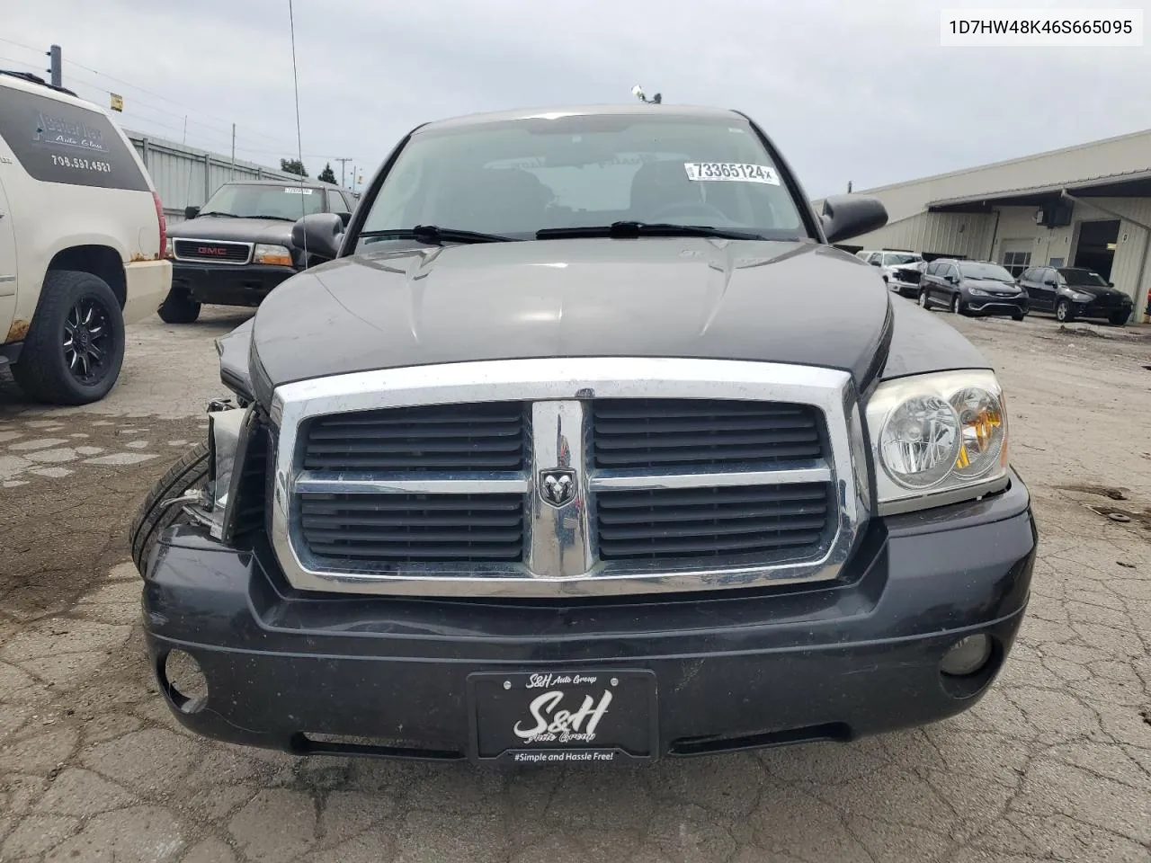 2006 Dodge Dakota Quad Slt VIN: 1D7HW48K46S665095 Lot: 73365124