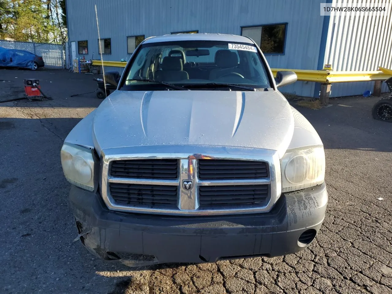 2006 Dodge Dakota Quad VIN: 1D7HW28K06S665504 Lot: 73545484