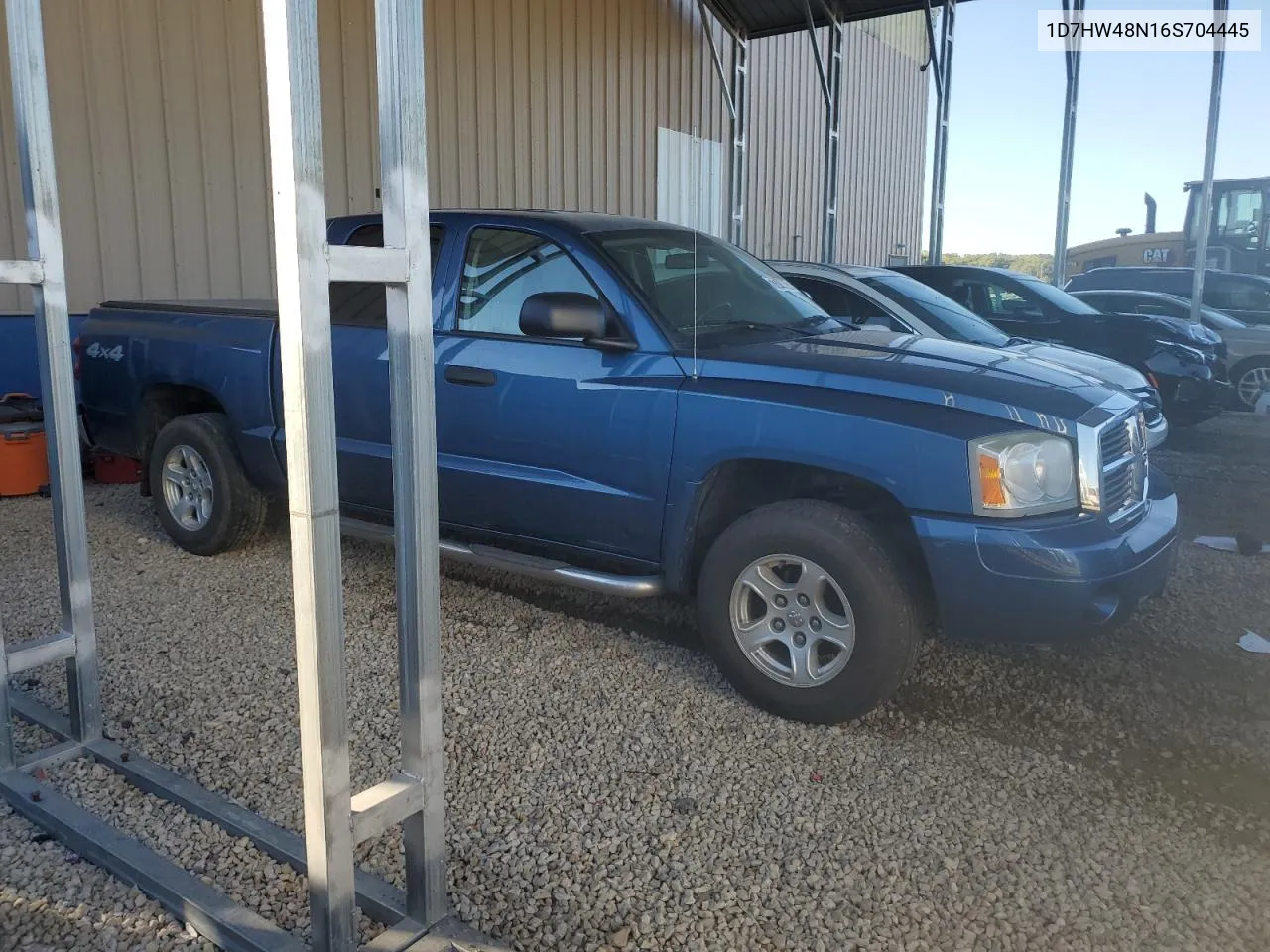 2006 Dodge Dakota Quad Slt VIN: 1D7HW48N16S704445 Lot: 73714614